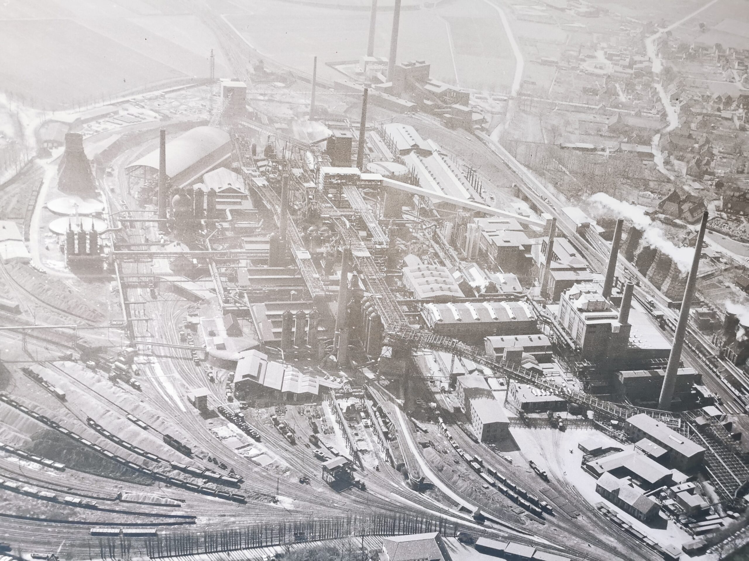 Hochofenwerk Vogelperspektive